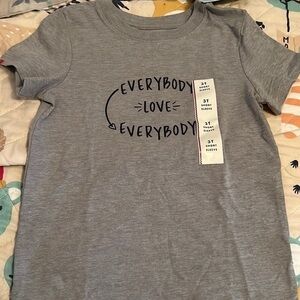 💙Toddler T-Shirt "Everybody Love Everybody" 4 for‎ $15 toddler/baby items